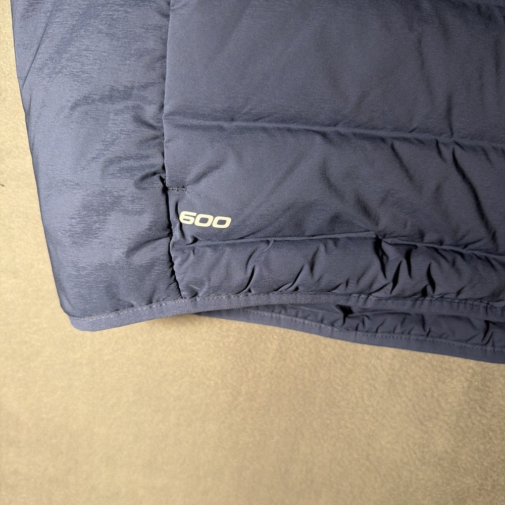 The North Face Mens 600 Fill Down Puffer Vest Size Large Blue Black Full Zip XL - Picture 3 of 9